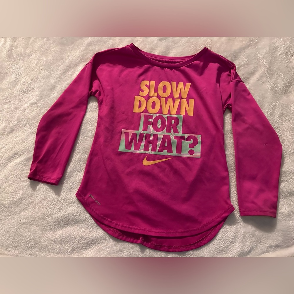 Nike long sleeve shirt size 6